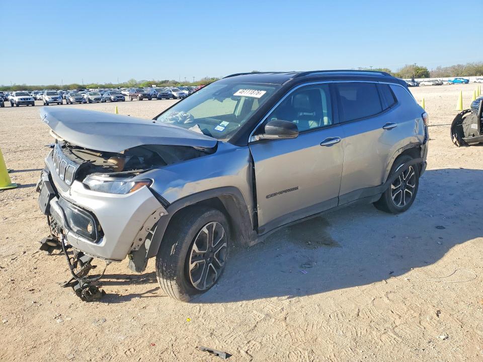 2022 Jeep Compass მანქანა იყიდება აუქციონზე, vin: 3C4NJDCB7NT145358, აუქციონის ნომერი: 46111876