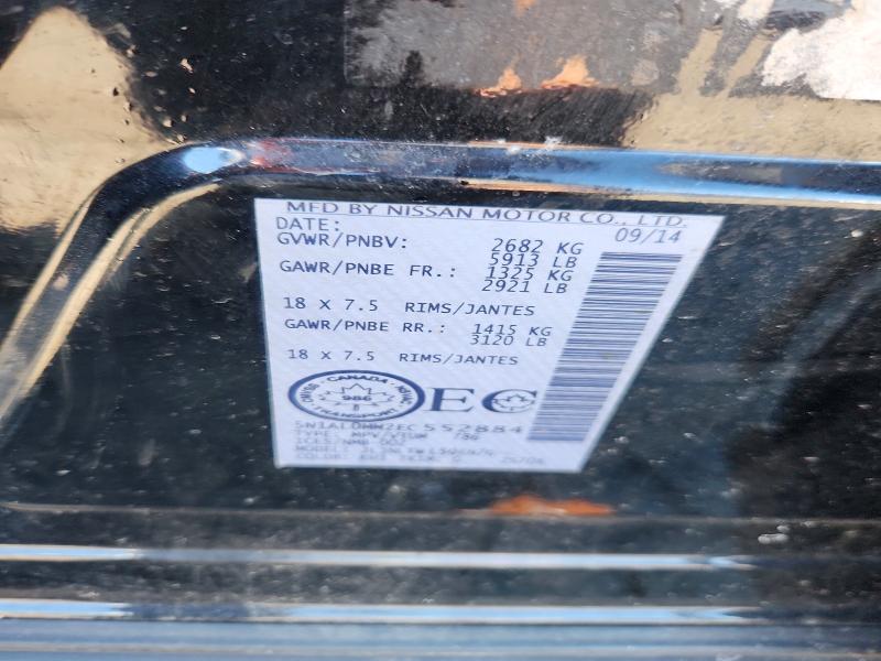 Aukcja sprzedaży 2014 Infiniti Qx60, vin: 5N1AL0MM2EC552884, numer aukcji: 79851175