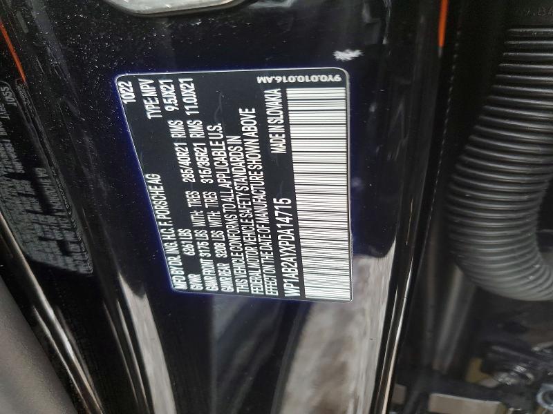 2023 Porsche Cayenne მანქანა იყიდება აუქციონზე, vin: WP1AB2AYXPDA14715, აუქციონის ნომერი: 46049056