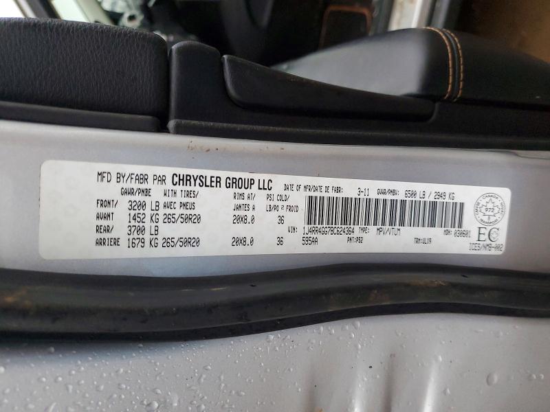 Продаж на аукціоні авто 2011 Jeep Grand Cherokee, vin: 1J4RR4GG7BC624364, номер лоту: 41714946