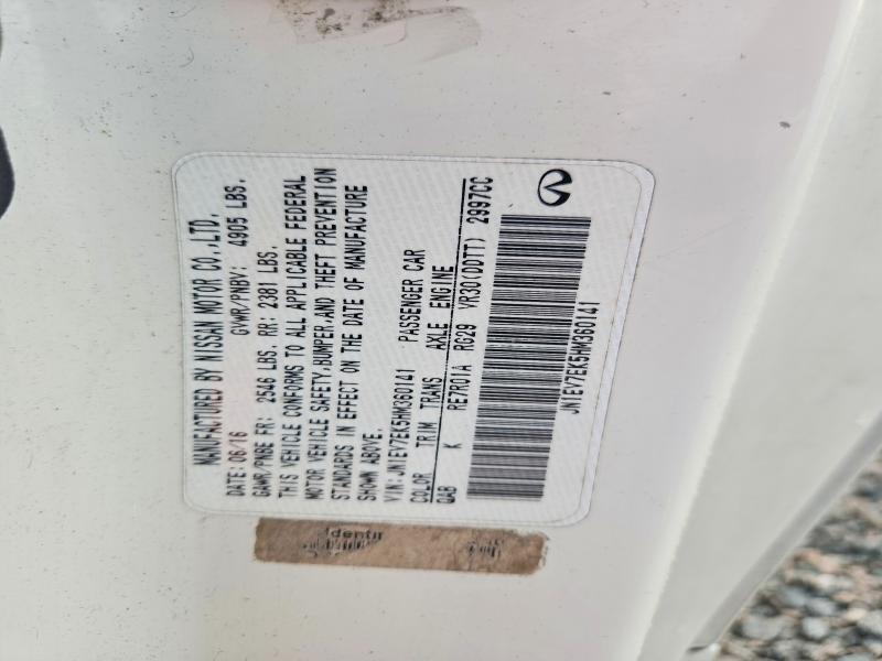 Aukcja sprzedaży 2017 Infiniti Q60, vin: JN1EV7EK5HM360141, numer aukcji: 46206946