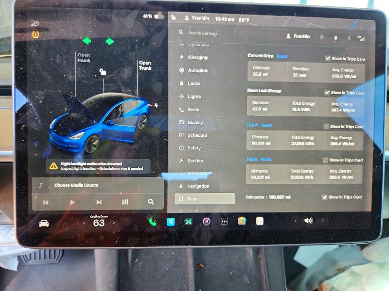 Продаж на аукціоні авто 2021 Tesla Model 3, vin: 5YJ3E1EA9MF075325, номер лоту: 46655126