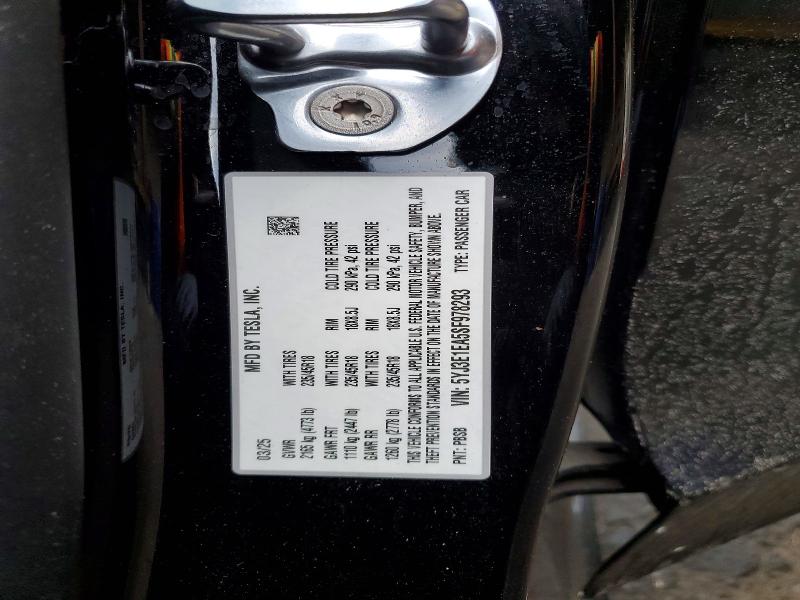 Auction sale of the 2025 Tesla Model 3, vin: 5YJ3E1EA5SF978293, lot number: 79213455