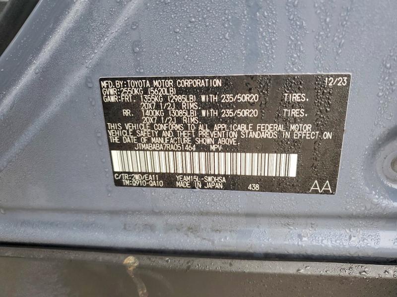 Продаж на аукціоні авто 2024 Subaru Solterra, vin: JTMABABA7RA051464, номер лоту: 45933266