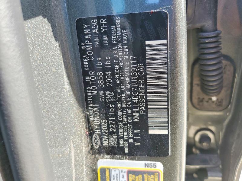 Aukcja sprzedaży 2026 Hyundai Elantra, vin: KMHLL4DG7TU139117, numer aukcji: 45858496