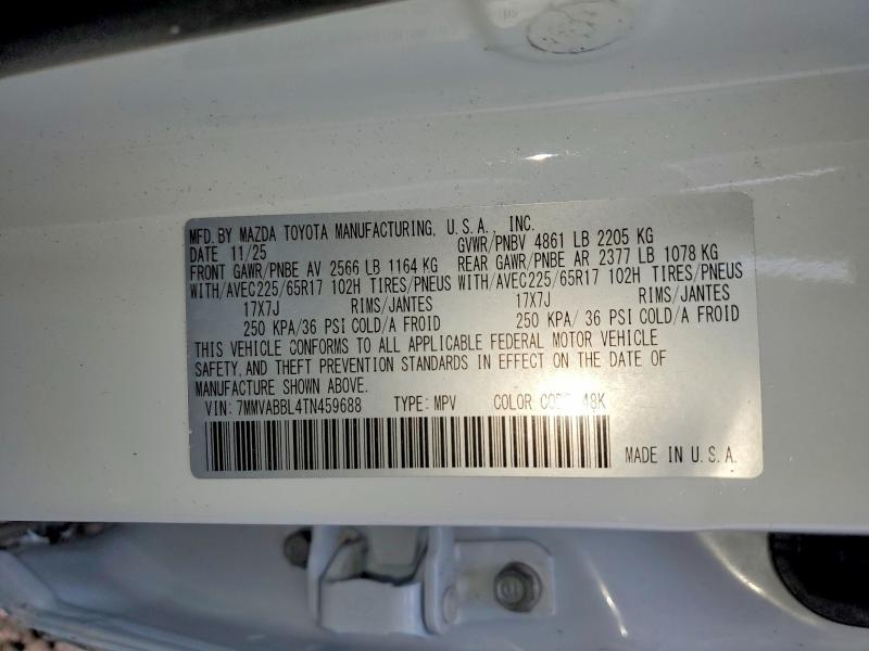 48669836 :رقم المزاد ، 7MMVABBL4TN459688 vin ، 2026 Mazda Cx-50 مزاد بيع