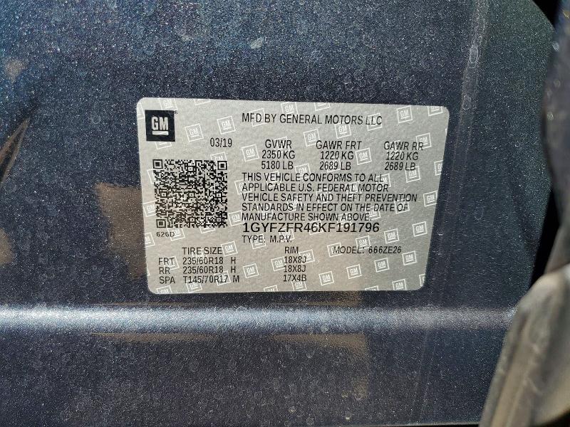 Продаж на аукціоні авто 2019 Cadillac Xt4, vin: 1GYFZFR46KF191796, номер лоту: 79731685
