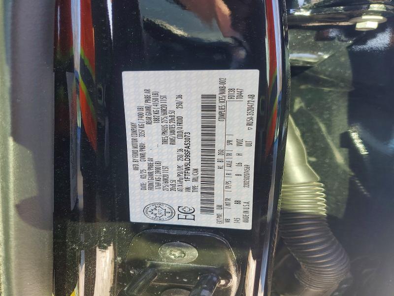 Aukcja sprzedaży 2025 Ford F150, vin: 1FTFW5LD9SFA53073, numer aukcji: 78493055