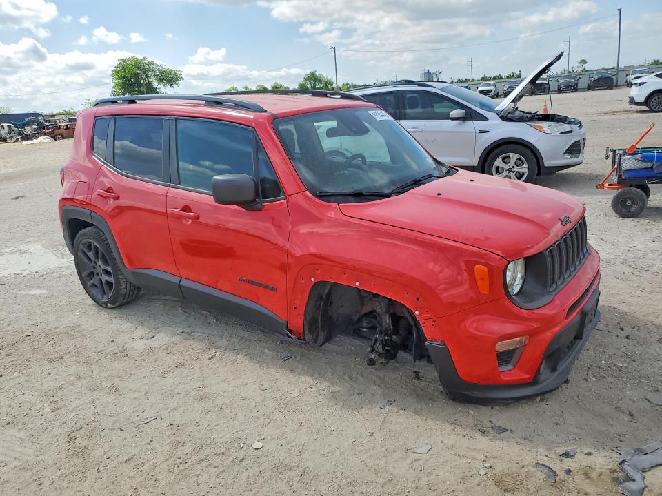 Продажа на аукционе авто 2021 Jeep Renegade, vin: ZACNJCBB1MPM92392, номер лота: 48104446