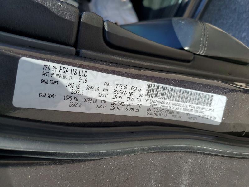 Aukcja sprzedaży 2018 Jeep Grand Cherokee, vin: 1C4RJFAG7JC320600, numer aukcji: 45467646