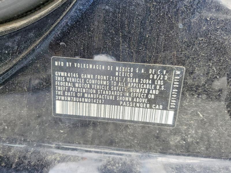 Aukcja sprzedaży 2024 Volkswagen Jetta, vin: 3VW5M7BU6RM014267, numer aukcji: 46575156