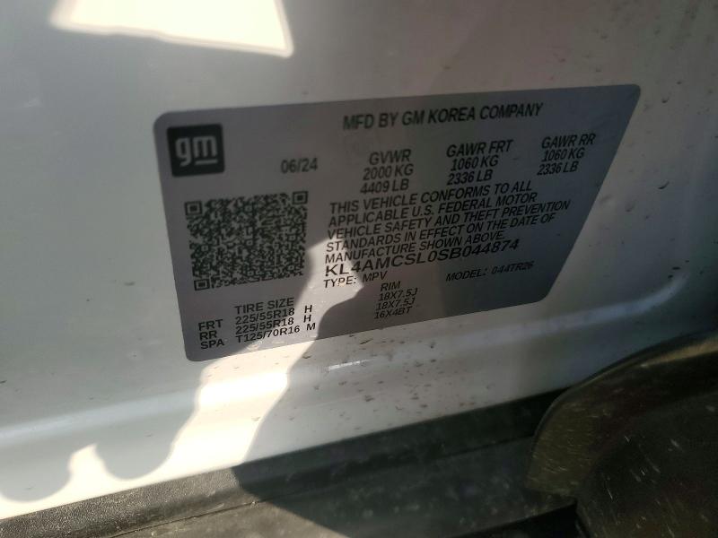 47342316 :رقم المزاد ، KL4AMCSL0SB044874 vin ، 2025 Buick Encore Gx مزاد بيع