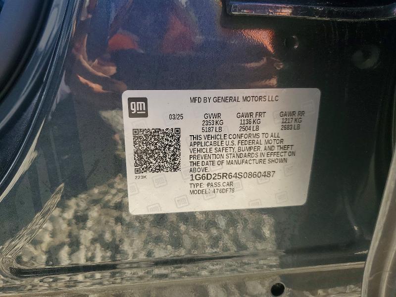 Aukcja sprzedaży 2025 Cadillac Ct5-v, vin: 1G6D25R64S0860487, numer aukcji: 47215956