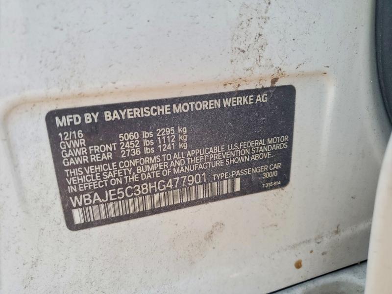 Продажа на аукционе авто 2017 Bmw 540, vin: WBAJE5C38HG477901, номер лота: 47941436