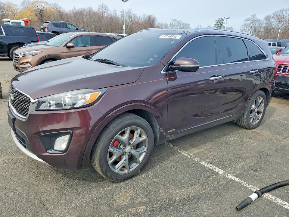 2016 Kia Sorento მანქანა იყიდება აუქციონზე, vin: 5XYPKDA54GG017303, აუქციონის ნომერი: 47214816