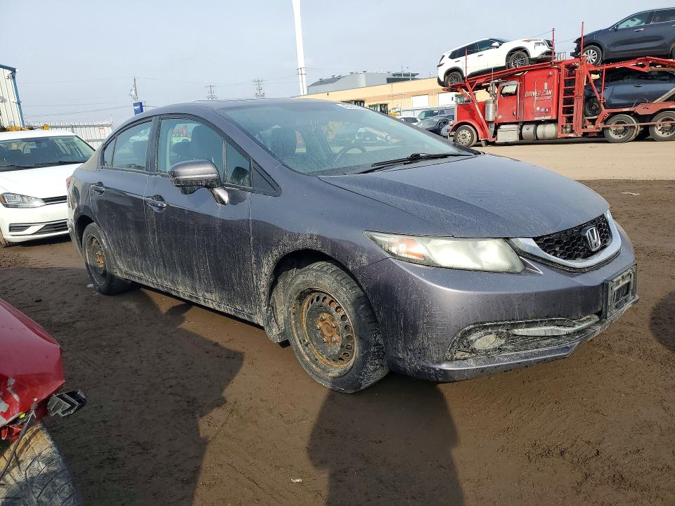 Auction sale of the 2014 Honda Civic Touring 4dr, vin: 2HGFB2F75EH015456, lot number: 46423006