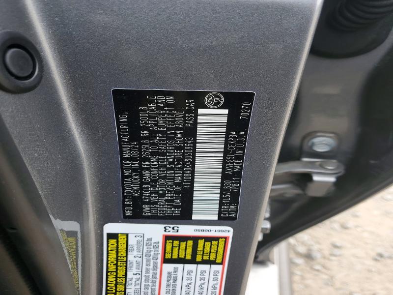 Aukcja sprzedaży 2025 Toyota Camry, vin: 4T1DBADK4SU509643, numer aukcji: 46329186