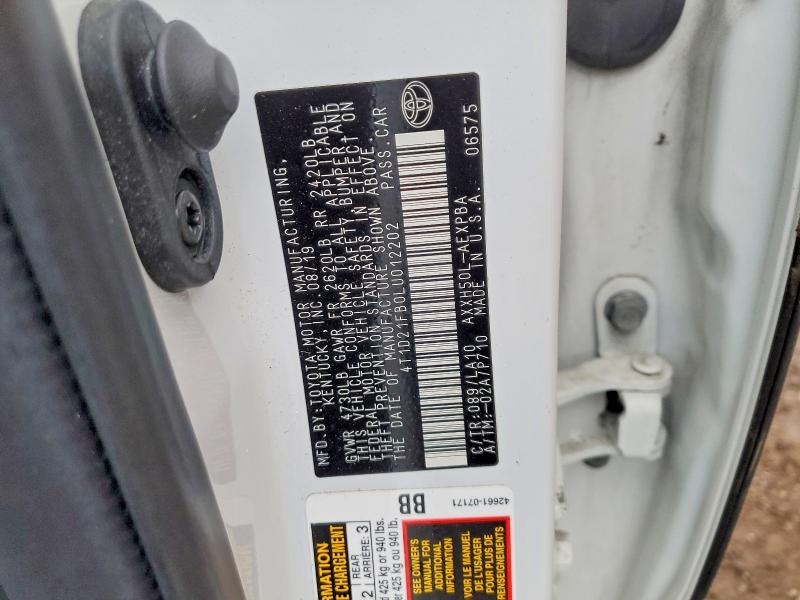 Продажа на аукционе авто 2020 Toyota Avalon Hybrid, vin: 4T1D21FB0LU012202, номер лота: 79993595
