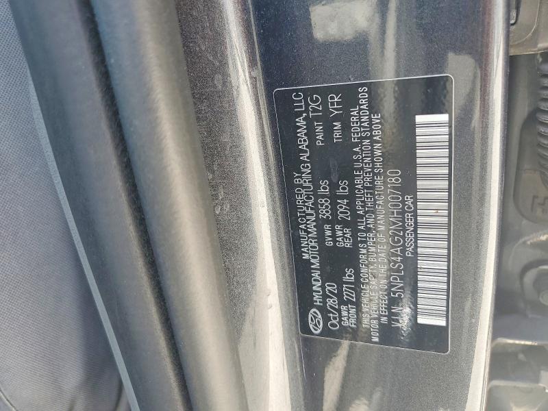 Продажа на аукционе авто 2021 Hyundai Elantra, vin: 5NPLS4AG2MH007180, номер лота: 47214066