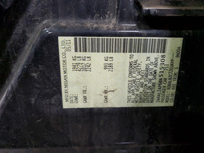 Продажа на аукционе авто 2011 Nissan Altima, vin: 1N4AL2AP6BN515308, номер лота: 47086566
