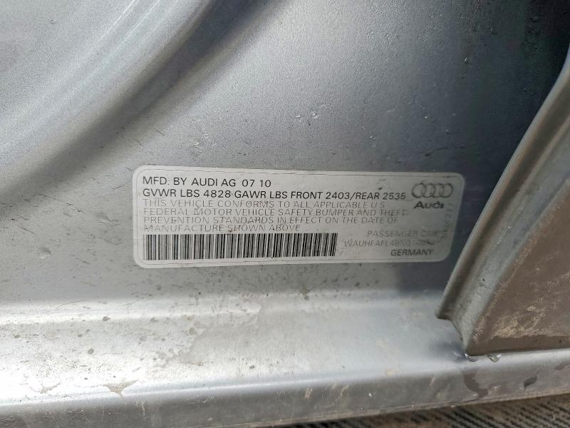 Aukcja sprzedaży 2011 Audi A4, vin: WAUHFAFL4BN014091, numer aukcji: 79934495