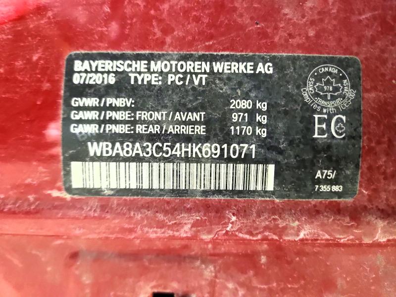 Продажа на аукционе авто 2017 Bmw 320, vin: WBA8A3C54HK691071, номер лота: 47201666