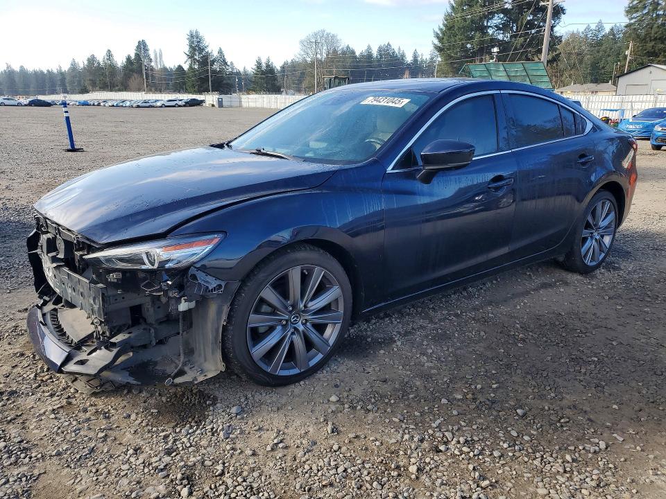 2018 Mazda 6 მანქანა იყიდება აუქციონზე, vin: JM1GL1XY6J1306140, აუქციონის ნომერი: 79431045