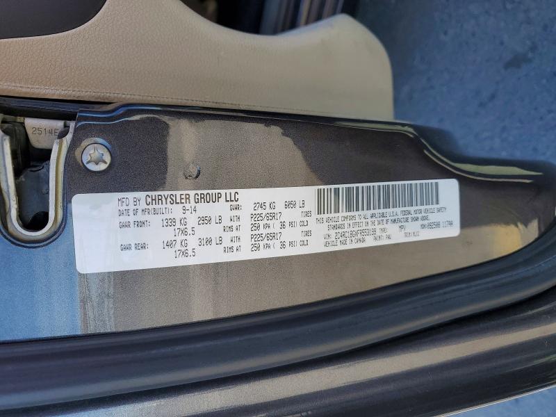 45666586 :رقم المزاد ، 2C4RC1BGXFR553199 vin ، 2015 Chrysler Town & Country مزاد بيع