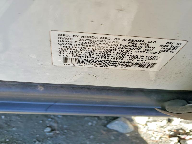 Продажа на аукционе авто 2014 Acura Mdx, vin: 5FRYD4H27EB014196, номер лота: 46520296