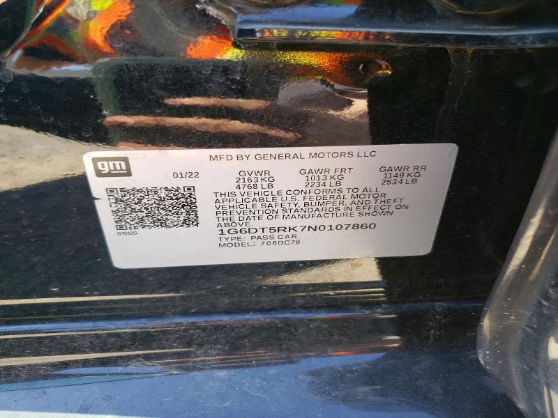 Продаж на аукціоні авто 2022 Cadillac Ct5, vin: 1G6DT5RK7N0107860, номер лоту: 41896766