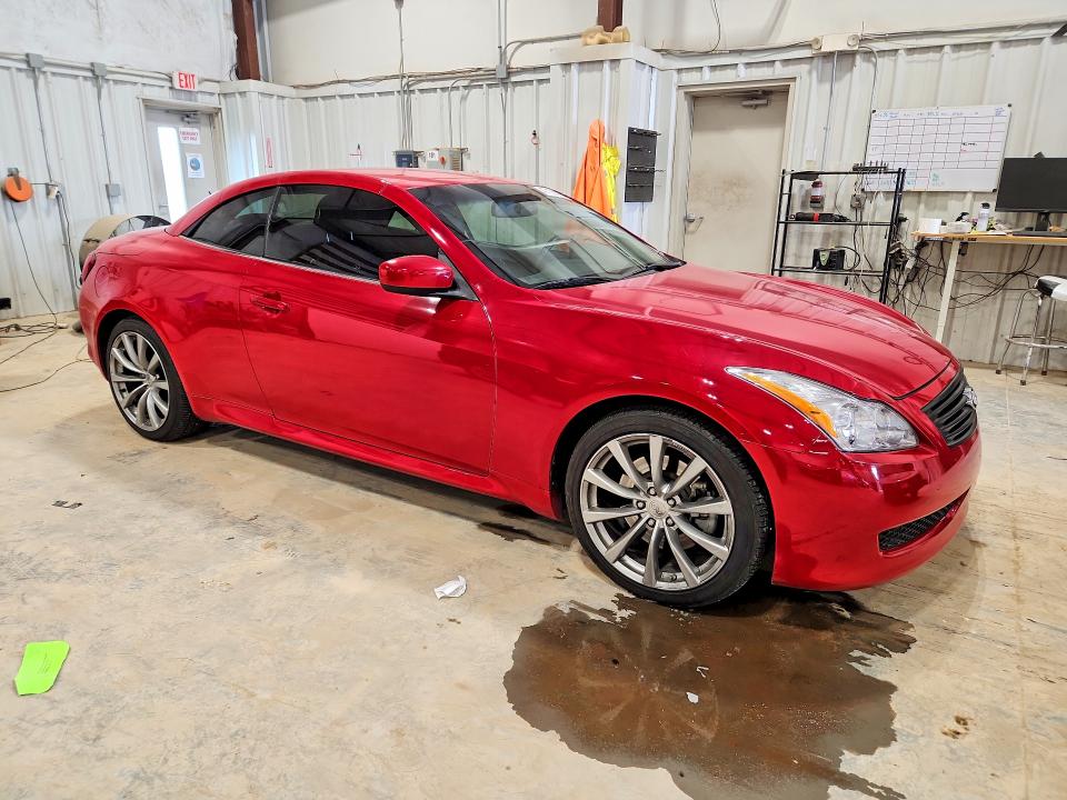 47135696 :رقم المزاد ، JN1CV6FE1AM351873 vin ، 2010 Infiniti G37 Convertible مزاد بيع