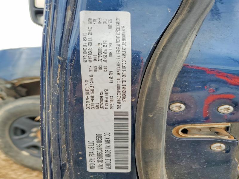 46661016 :رقم المزاد ، 3C6UR5CJ2RG106507 vin ، 2024 Ram 2500 مزاد بيع