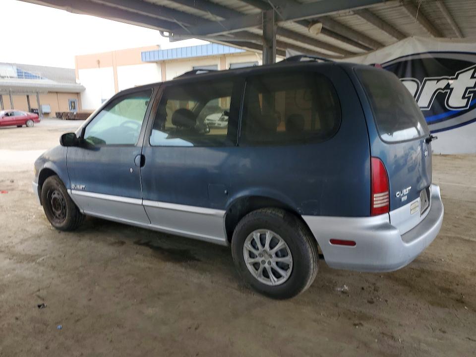 1997 Nissan Quest მანქანა იყიდება აუქციონზე, vin: 4N2DN111XVD847377, აუქციონის ნომერი: 48173516