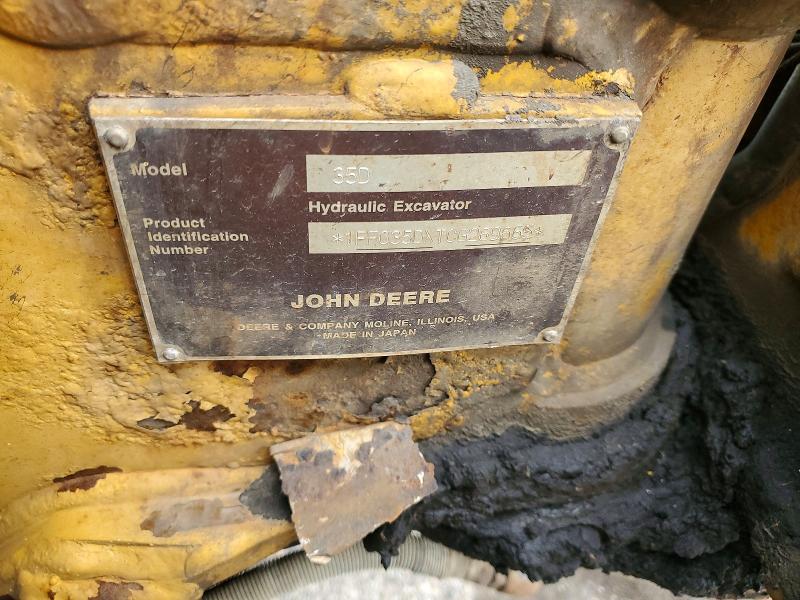 2012 John Deere 35d Min E მანქანა იყიდება აუქციონზე, vin: 1FF035DXTCG269665, აუქციონის ნომერი: 47718846
