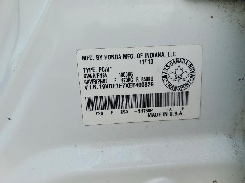 Aukcja sprzedaży 2014 Acura Ilx, vin: 19VDE1F7XEE400829, numer aukcji: 48087976