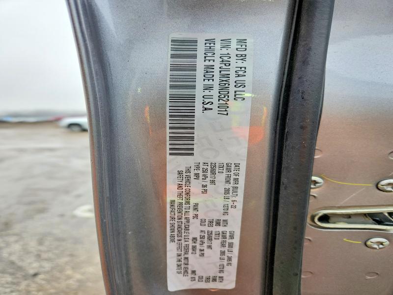 2022 Jeep Cherokee მანქანა იყიდება აუქციონზე, vin: 1C4PJLMX6ND521017, აუქციონის ნომერი: 79121765