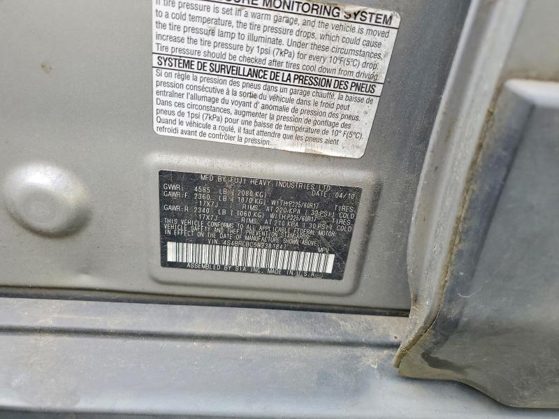 Продаж на аукціоні авто 2010 Subaru Outback, vin: 4S4BRCBC5A3381847, номер лоту: 46483856