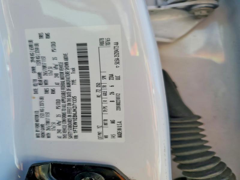 46702846 :رقم المزاد ، 1FTEW1EB6JKD71335 vin ، 2018 Ford F150 مزاد بيع