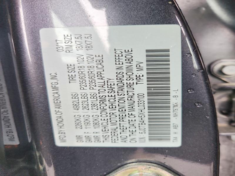 Aukcja sprzedaży 2017 Acura Rdx, vin: 5J8TB4H5XHL033100, numer aukcji: 41947056