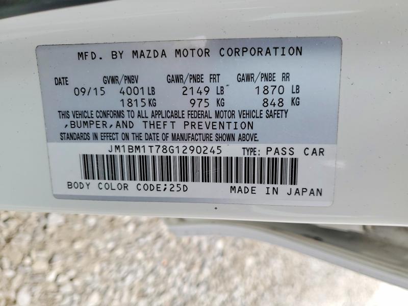 Aukcja sprzedaży 2016 Mazda 3, vin: JM1BM1T78G1290245, numer aukcji: 45566766