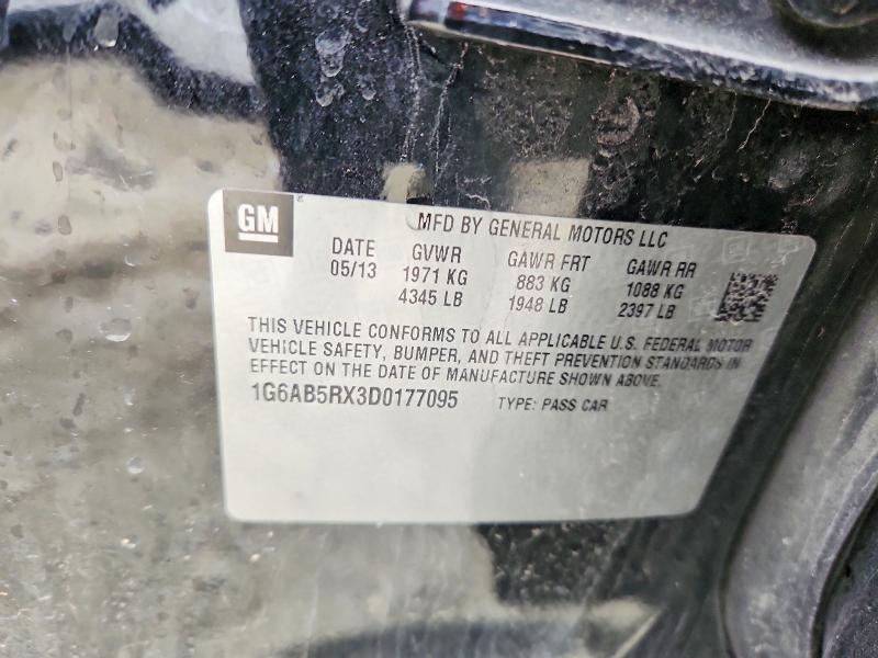 Продажа на аукционе авто 2013 Cadillac Ats, vin: 1G6AB5RX3D0177095, номер лота: 47903296