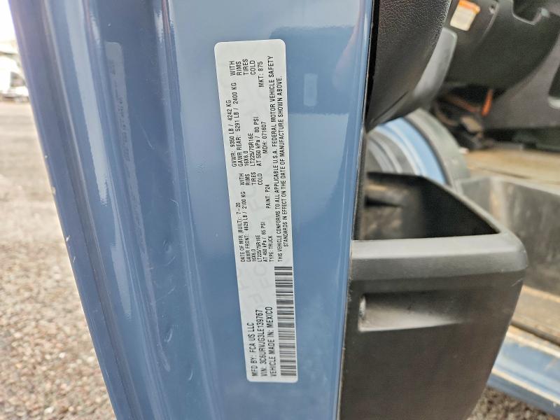 Продаж на аукціоні авто 2020 Ram Promaster 3500, vin: 3C6URVJG3LE139767, номер лоту: 46481176