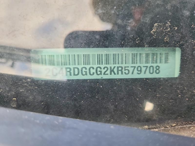 46502536 :رقم المزاد ، 2C4RDGCG2KR579708 vin ، 2019 Dodge Grand Caravan مزاد بيع