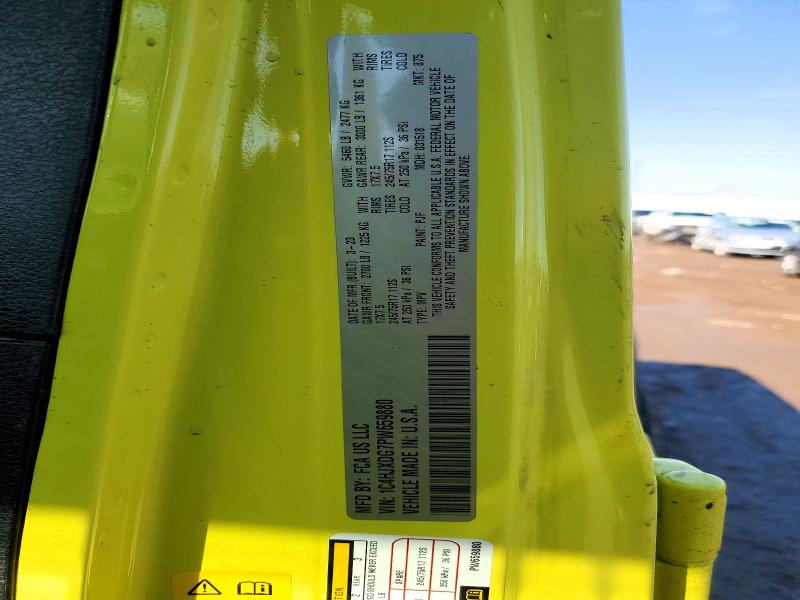 Продаж на аукціоні авто 2023 Jeep Wrangler, vin: 1C4HJXDG7PW659880, номер лоту: 46445066