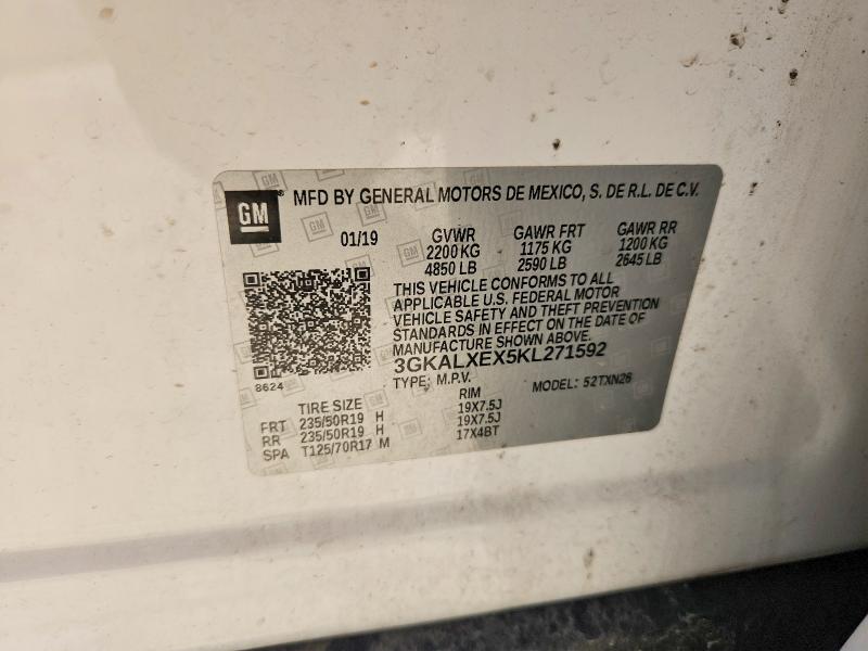 41970836 :رقم المزاد ، 3GKALXEX5KL271592 vin ، 2019 Gmc Terrain مزاد بيع