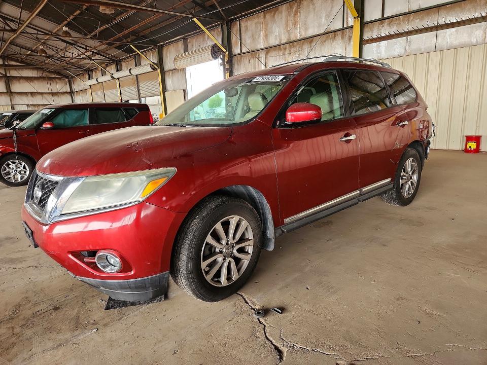 2015 Nissan Pathfinder მანქანა იყიდება აუქციონზე, vin: 5N1AR2MN4FC621109, აუქციონის ნომერი: 47999306