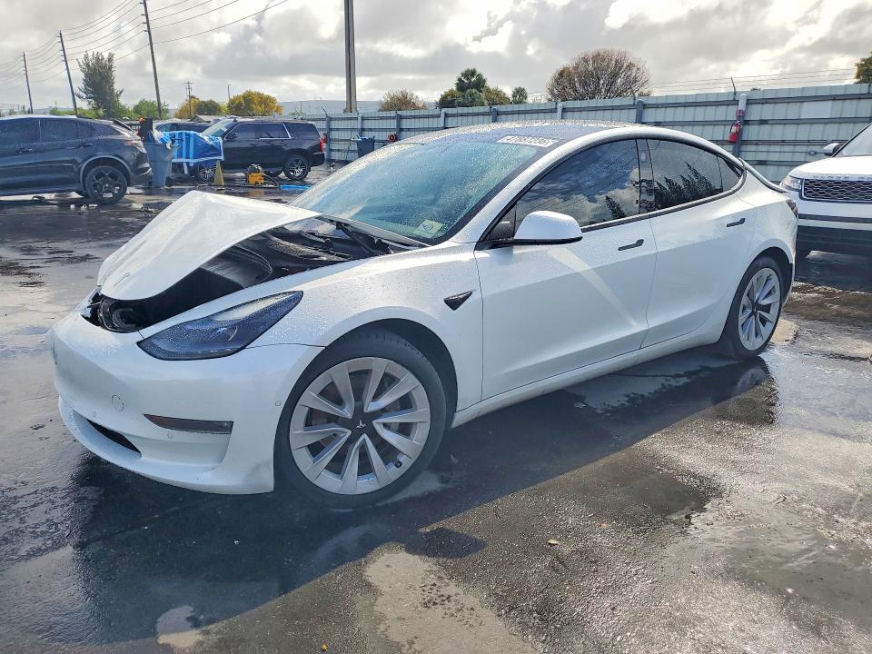 Продажа на аукционе авто 2021 Tesla Model 3, vin: 5YJ3E1EB4MF059736, номер лота: 47887236