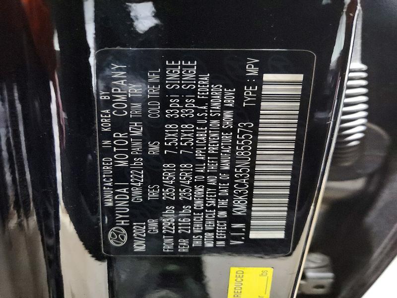 79246425 :رقم المزاد ، KM8K3CA35NU855573 vin ، 2022 Hyundai Kona مزاد بيع