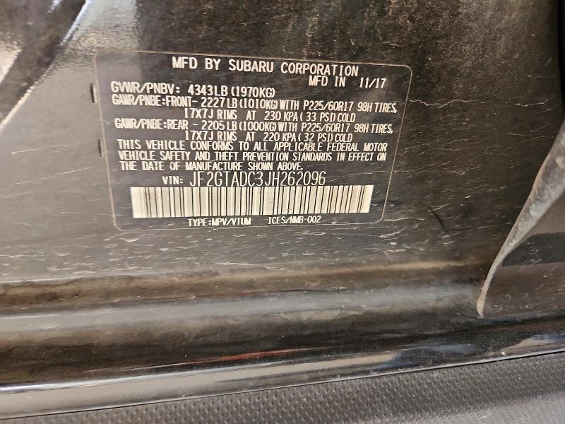 Продажа на аукционе авто 2018 Suba Crosstrek, vin: JF2GTADC3JH262096, номер лота: 47291006