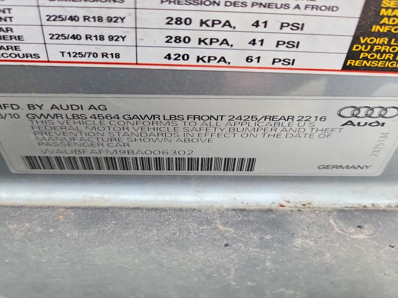 Aukcja sprzedaży 2011 Audi A3, vin: WAUBFAFM9BA006302, numer aukcji: 46270216